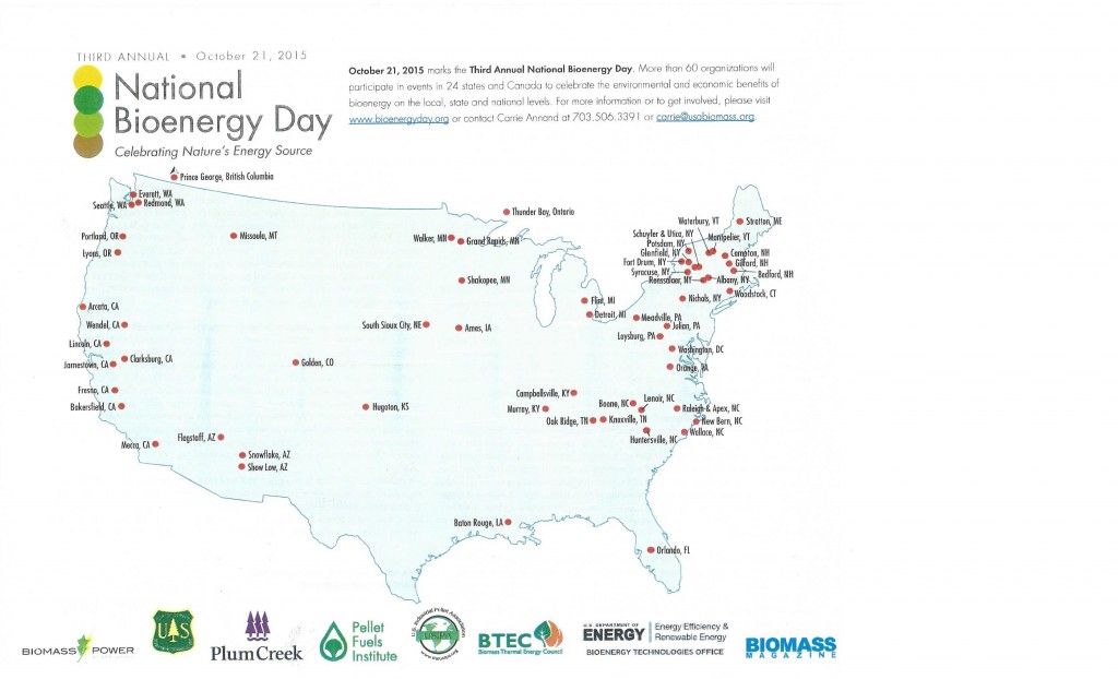 National Bioenergy Day Map